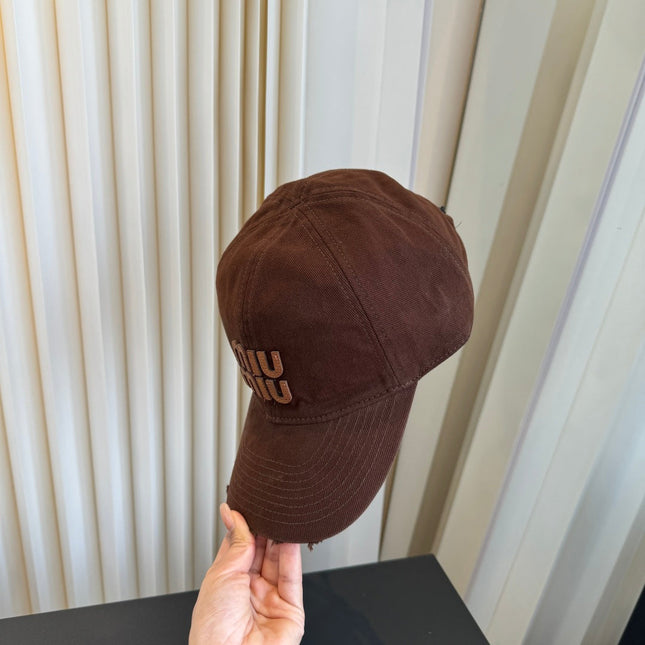 MIUMIU 26S BASEBALL CAP 342243