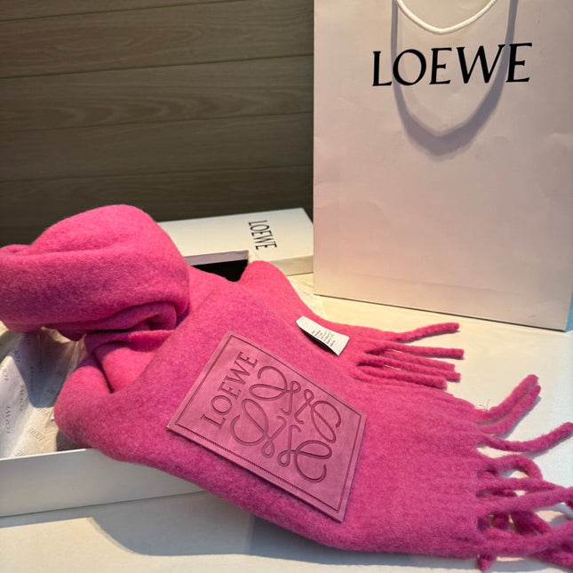 LOEWE 26S SCARF 200 IN WOOL MOHAIR 896358