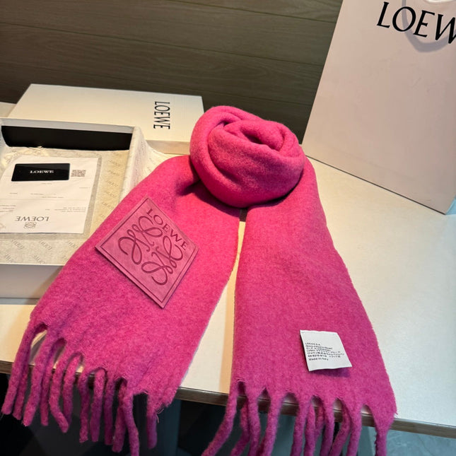 LOEWE 26S SCARF 200 IN WOOL MOHAIR 896358