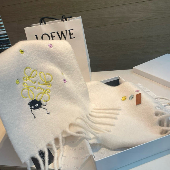 LOEWE 26S SCARF 185 IN WOOL MOHAIR 901963