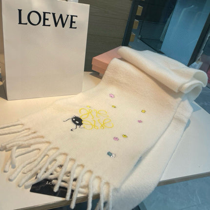 LOEWE 26S SCARF 185 IN WOOL MOHAIR 901963
