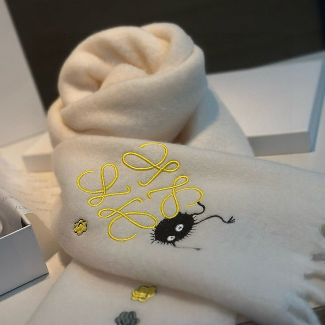 LOEWE 26S SCARF 185 IN WOOL MOHAIR 901963