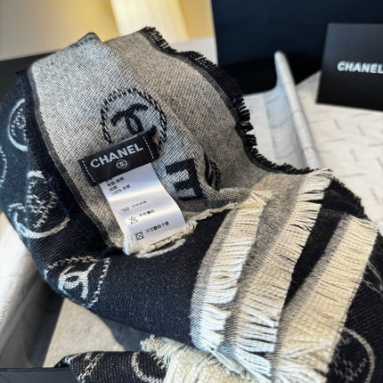 CHANEL 25S SCARF 200 CM IN CASHMERE 942945