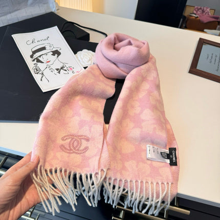 CHANEL 25S SCARF 180 IN CASHMERE 989901