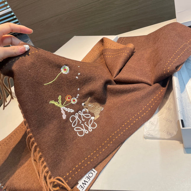 LOEWE 26S SCARF 180 IN CASHMERE 113777