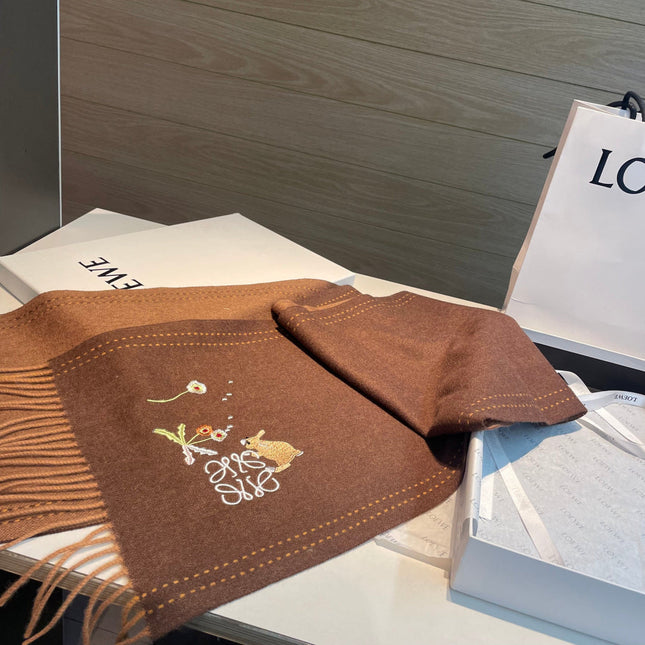 LOEWE 26S SCARF 180 IN CASHMERE 113777