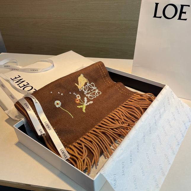 LOEWE 26S SCARF 180 IN CASHMERE 113777