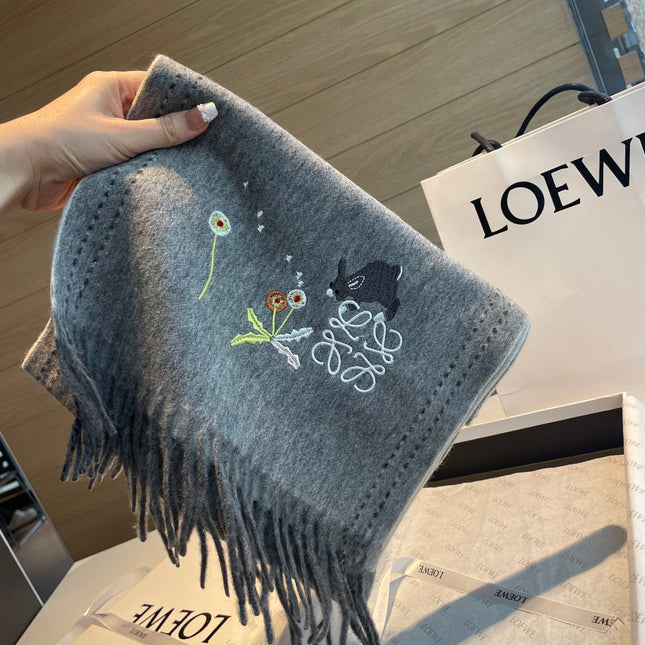 LOEWE 26S SCARF 180 IN CASHMERE 113780