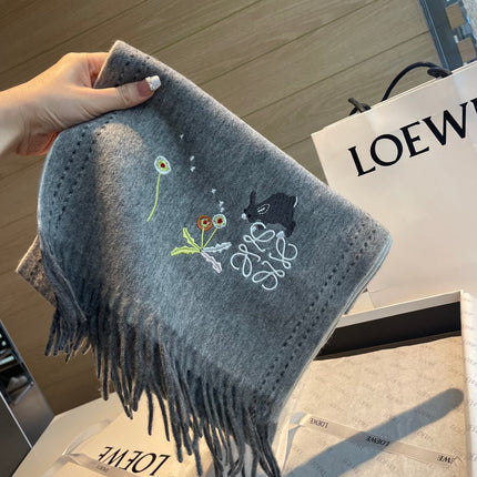 LOEWE 26S SCARF 180 IN CASHMERE 113780