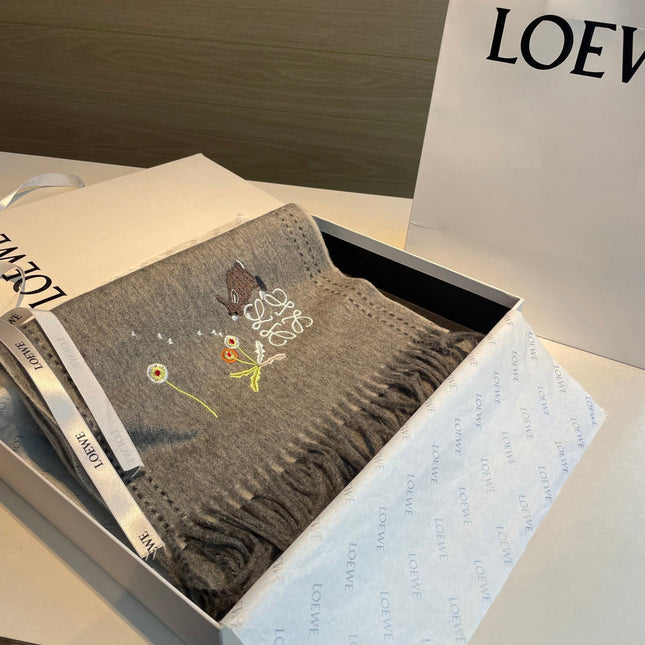 LOEWE 26S SCARF 180 IN CASHMERE 113780
