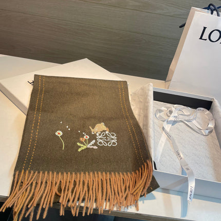 LOEWE 26S SCARF 180 IN CASHMERE 113781