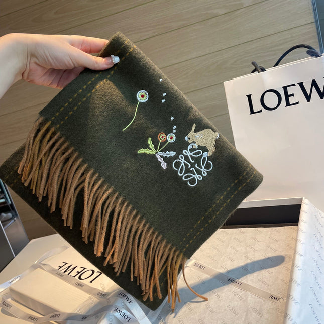 LOEWE 26S SCARF 180 IN CASHMERE 113781