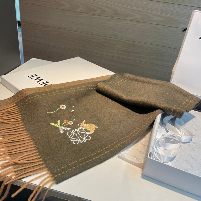 LOEWE 26S SCARF 180 IN CASHMERE 113781