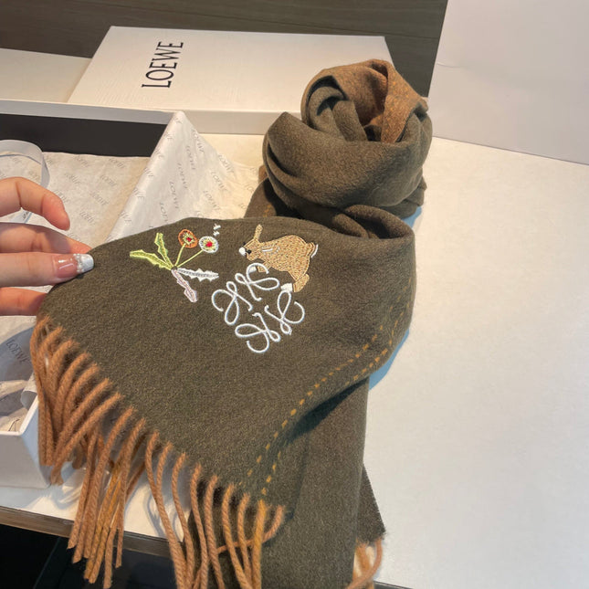 LOEWE 26S SCARF 180 IN CASHMERE 113781