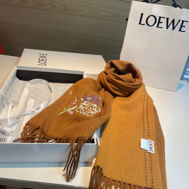 LOEWE 26S SCARF 180 IN CASHMERE 113782