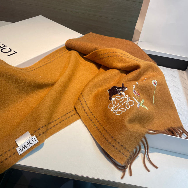 LOEWE 26S SCARF 180 IN CASHMERE 113782