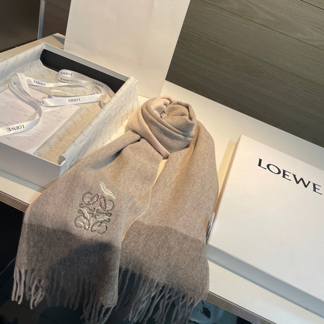 LOEWE 26S SCARF 180 IN CASHMERE 113801