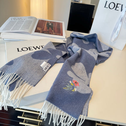 LOEWE 26S SCARF 180 IN CASHMERE WOOL 130440