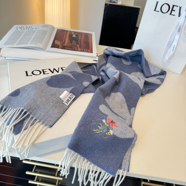 LOEWE 26S SCARF 180 IN CASHMERE WOOL 130440