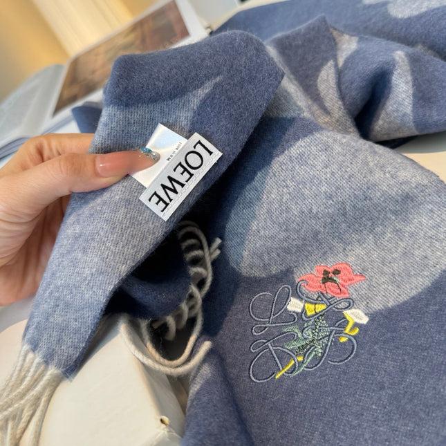 LOEWE 26S SCARF 180 IN CASHMERE WOOL 130440