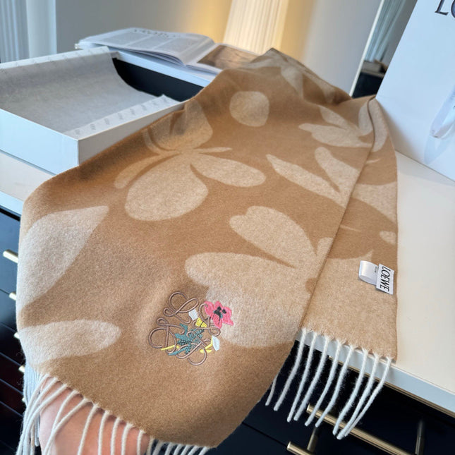 LOEWE 26S SCARF 180 IN CASHMERE WOOL 130441
