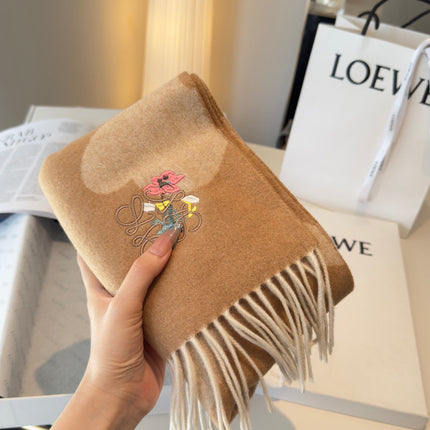 LOEWE 26S SCARF 180 IN CASHMERE WOOL 130441