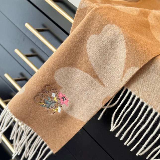 LOEWE 26S SCARF 180 IN CASHMERE WOOL 130441