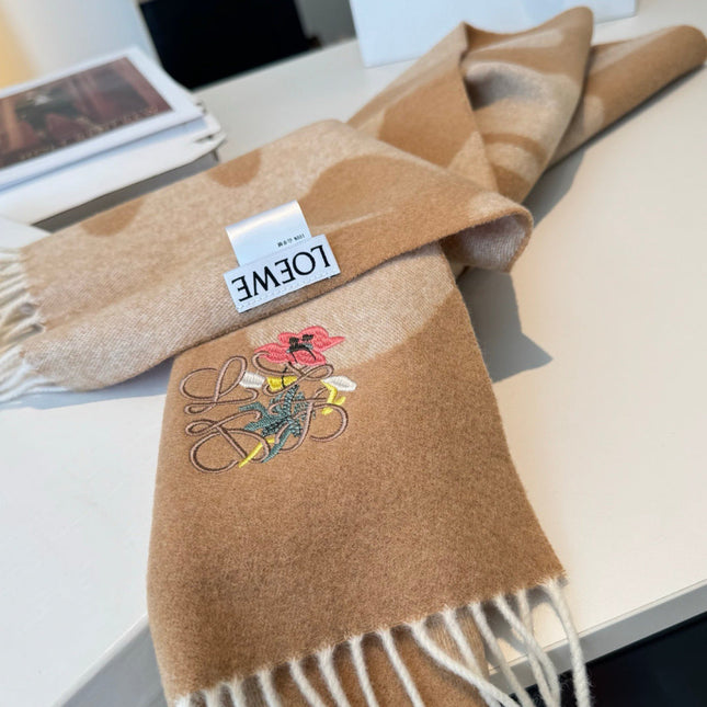 LOEWE 26S SCARF 180 IN CASHMERE WOOL 130441