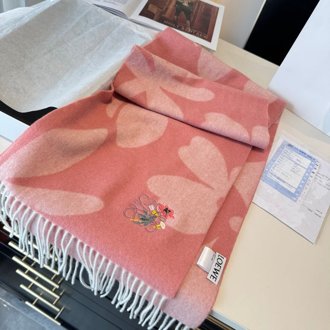 LOEWE 26S SCARF 180 IN CASHMERE WOOL 130442