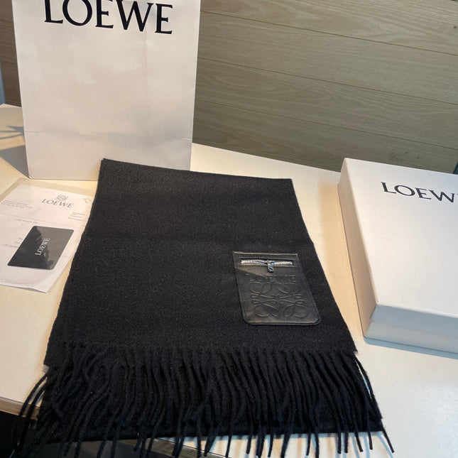LOEWE 26S SCARF 180 IN CASHMERE WOOL 134611
