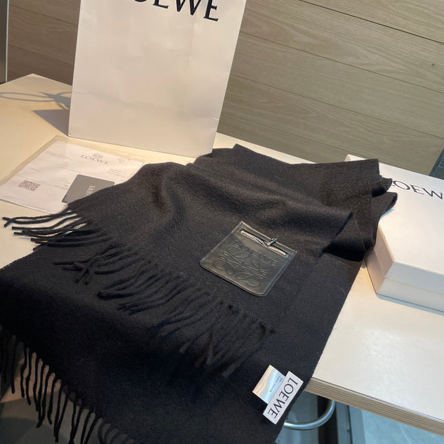 LOEWE 26S SCARF 180 IN CASHMERE WOOL 134611