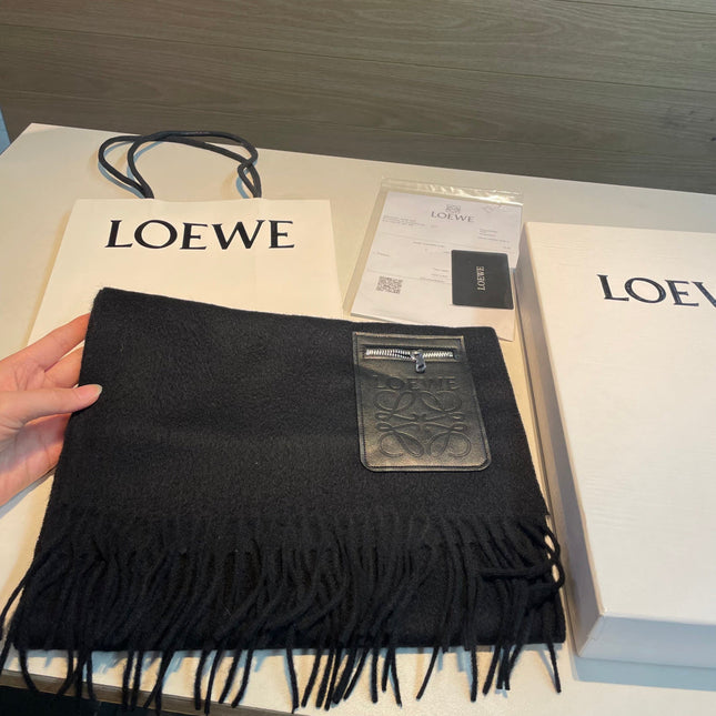 LOEWE 26S SCARF 180 IN CASHMERE WOOL 134611