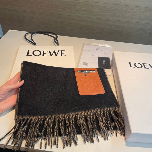 LOEWE 26S SCARF 180 IN CASHMERE WOOL 134612