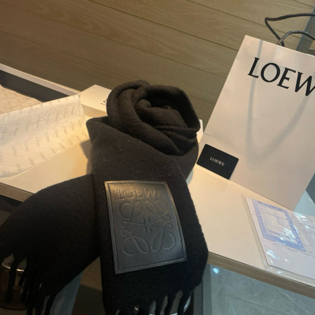 LOEWE 26S SCARF 200 IN WOOL MOHAIR 142597