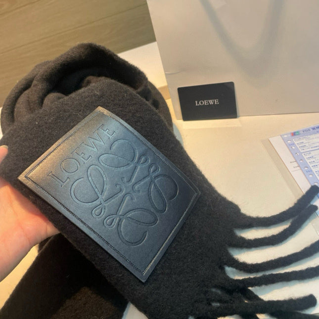 LOEWE 26S SCARF 200 IN WOOL MOHAIR 142597