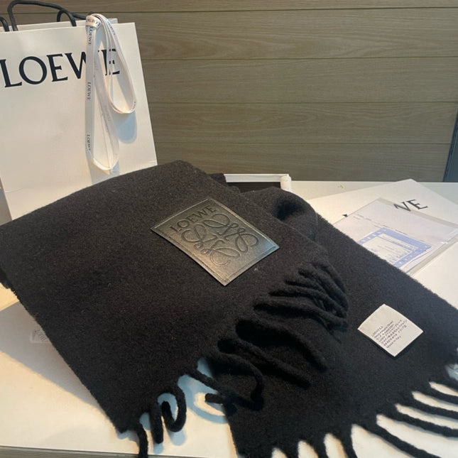 LOEWE 26S SCARF 200 IN WOOL MOHAIR 142597