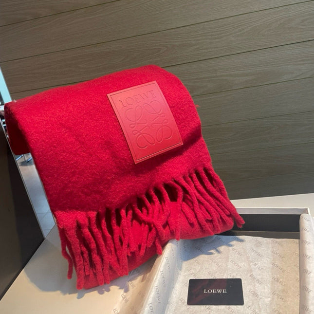 LOEWE 26S SCARF 200 IN WOOL MOHAIR 142598