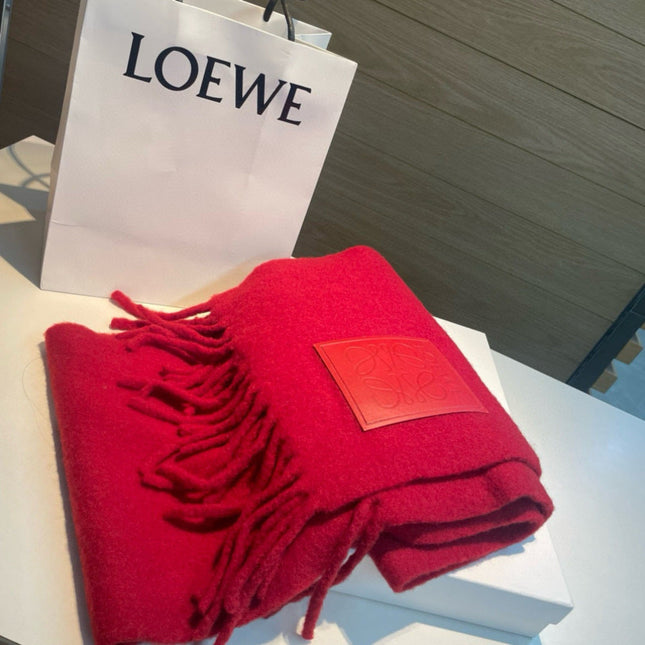 LOEWE 26S SCARF 200 IN WOOL MOHAIR 142598