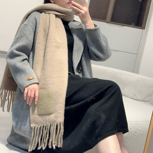 LOEWE 26S SCARF 200 IN WOOL MOHAIR 142599