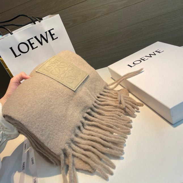 LOEWE 26S SCARF 200 IN WOOL MOHAIR 142599