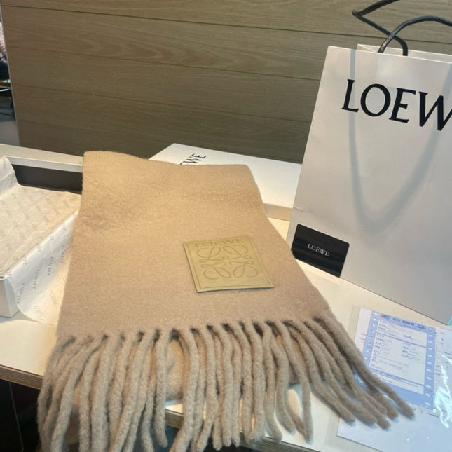 LOEWE 26S SCARF 200 IN WOOL MOHAIR 142599