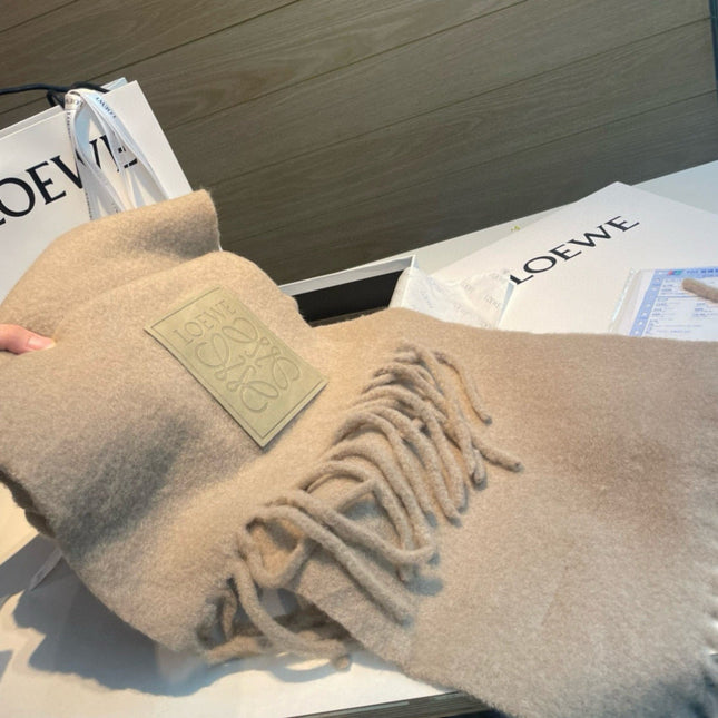 LOEWE 26S SCARF 200 IN WOOL MOHAIR 142599