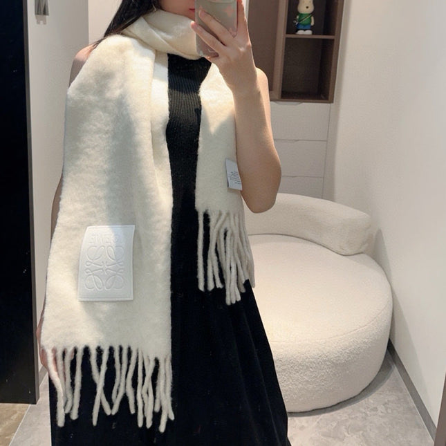 LOEWE 26S SCARF 200 IN WOOL MOHAIR 142600