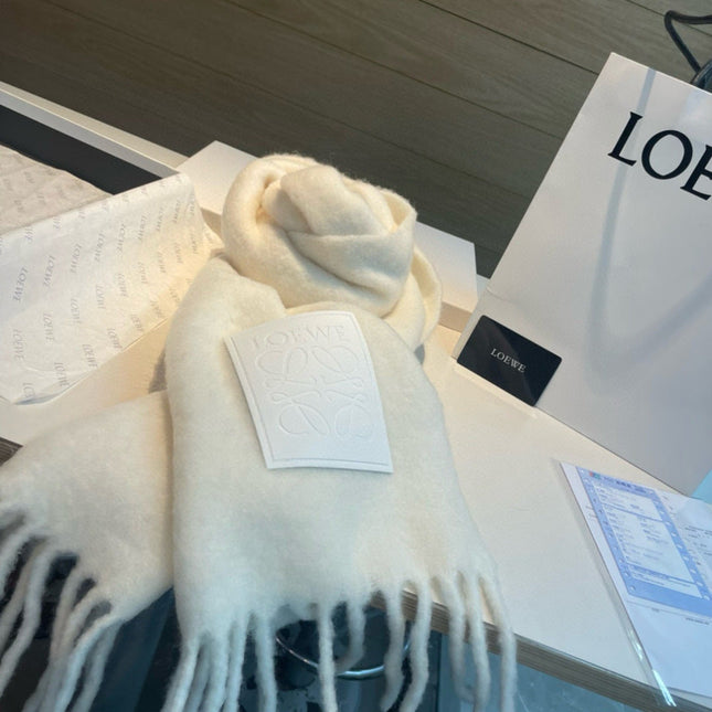 LOEWE 26S SCARF 200 IN WOOL MOHAIR 142600