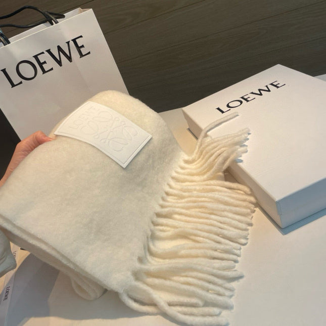 LOEWE 26S SCARF 200 IN WOOL MOHAIR 142600