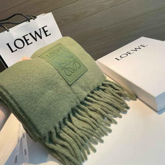 LOEWE 26S SCARF 200 IN WOOL MOHAIR 142601