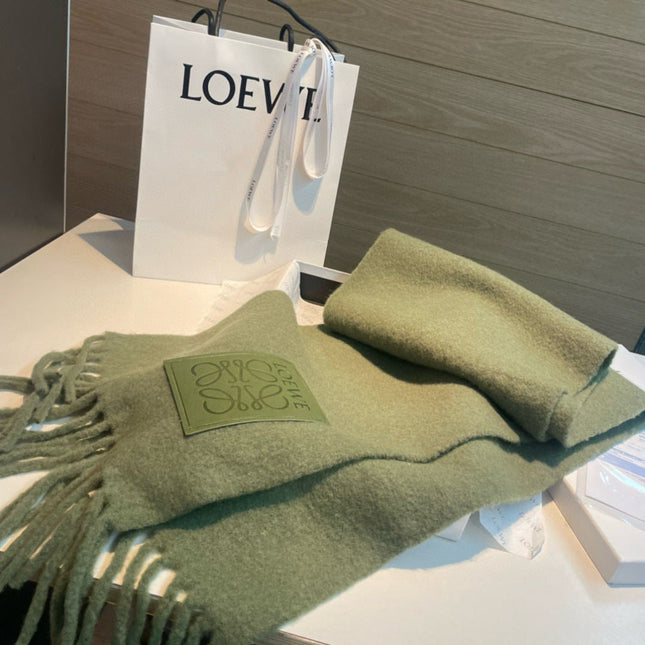 LOEWE 26S SCARF 200 IN WOOL MOHAIR 142601
