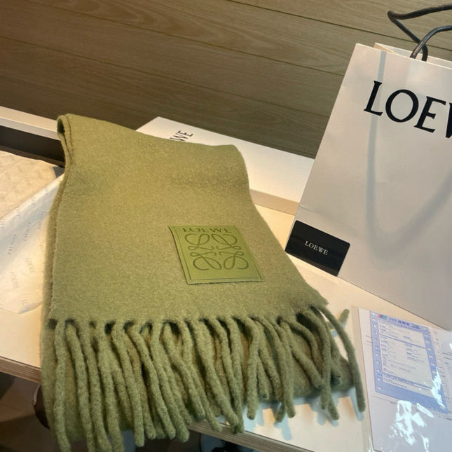 LOEWE 26S SCARF 200 IN WOOL MOHAIR 142601