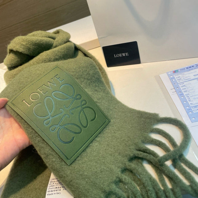 LOEWE 26S SCARF 200 IN WOOL MOHAIR 142601