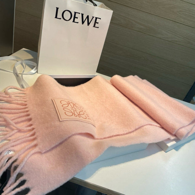 LOEWE 26S SCARF 200 IN WOOL MOHAIR 142602